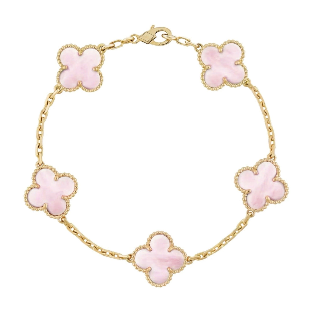 Bracelet Trèfle | Or rose