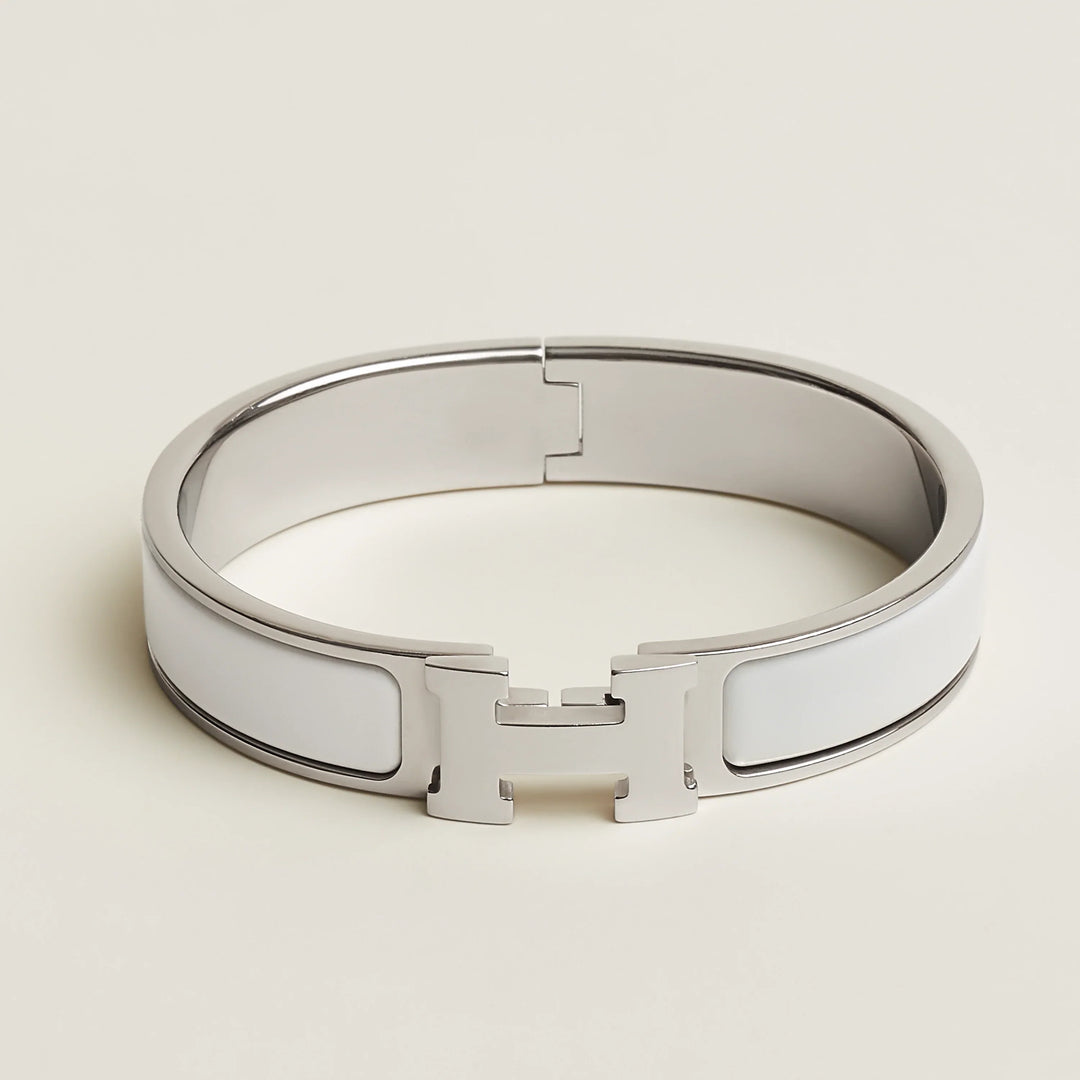 Blanc exclusif | Bracelet Hélène en argent