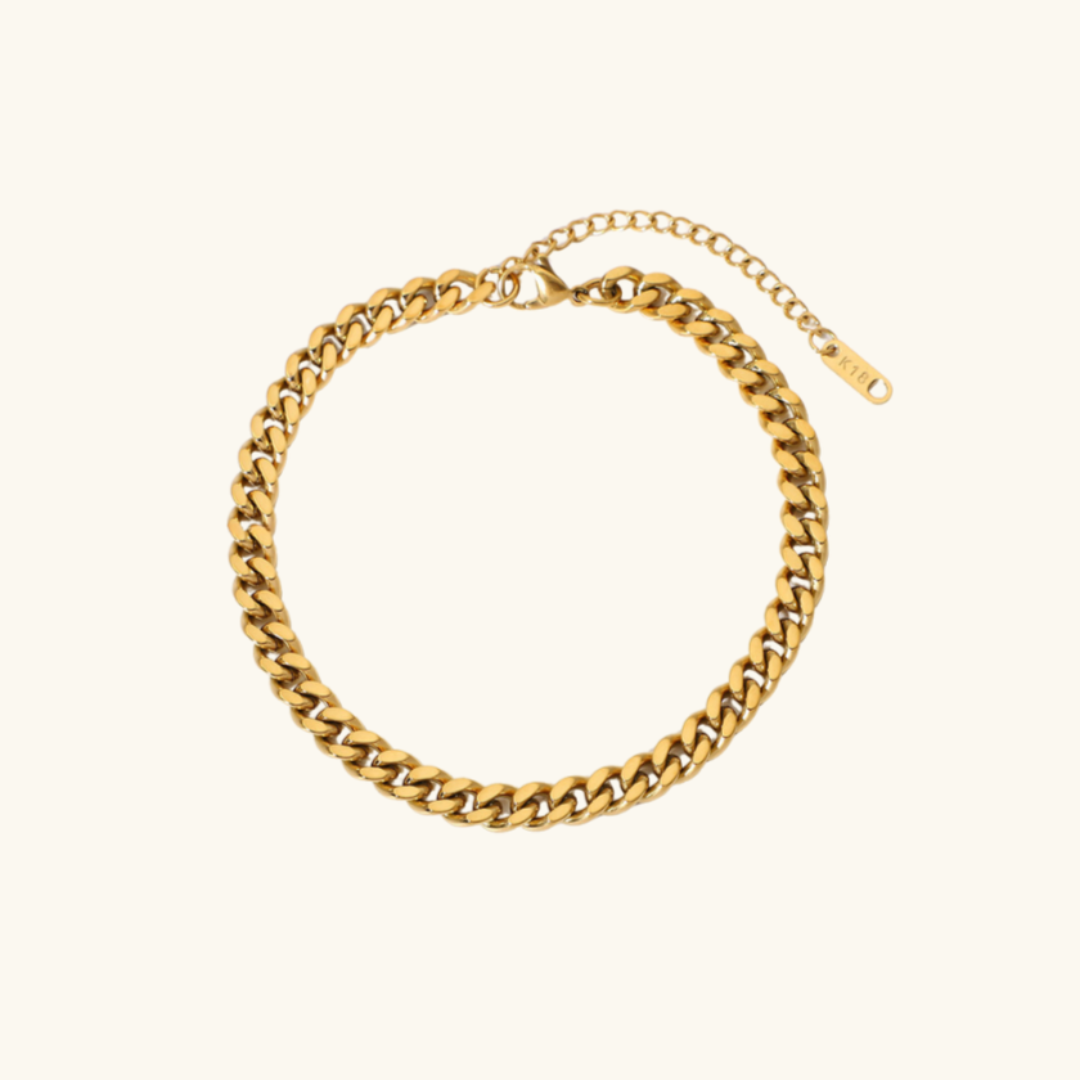 Bracelet de cheville en or Helen
