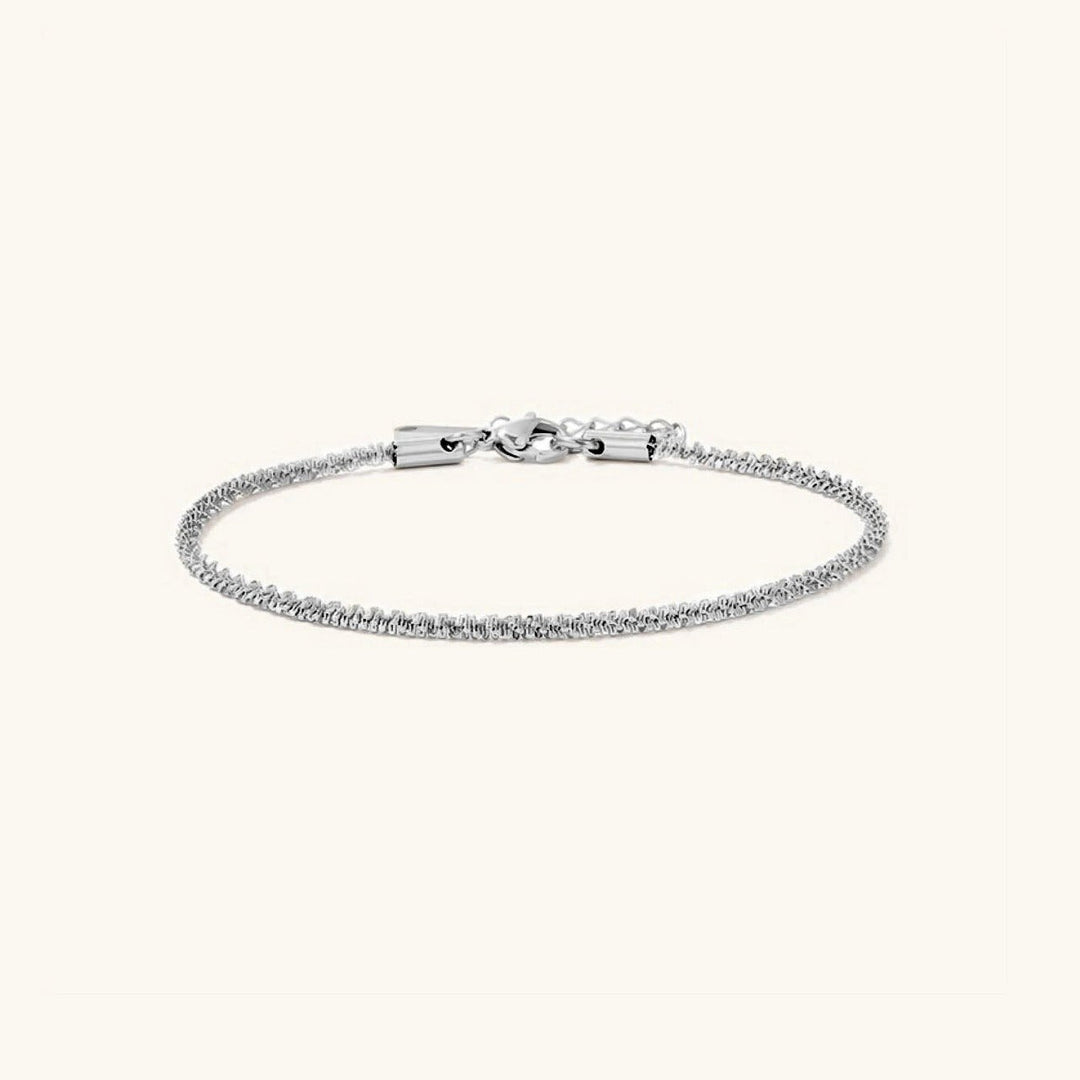 Bracelet de cheville en chaîne dorée Abigail