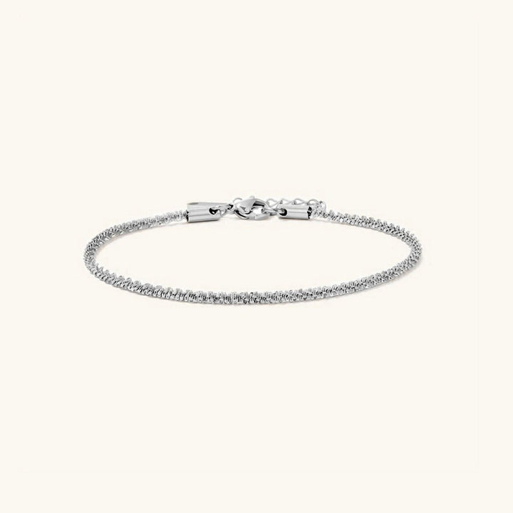 Bracelet de cheville en chaîne dorée Abigail