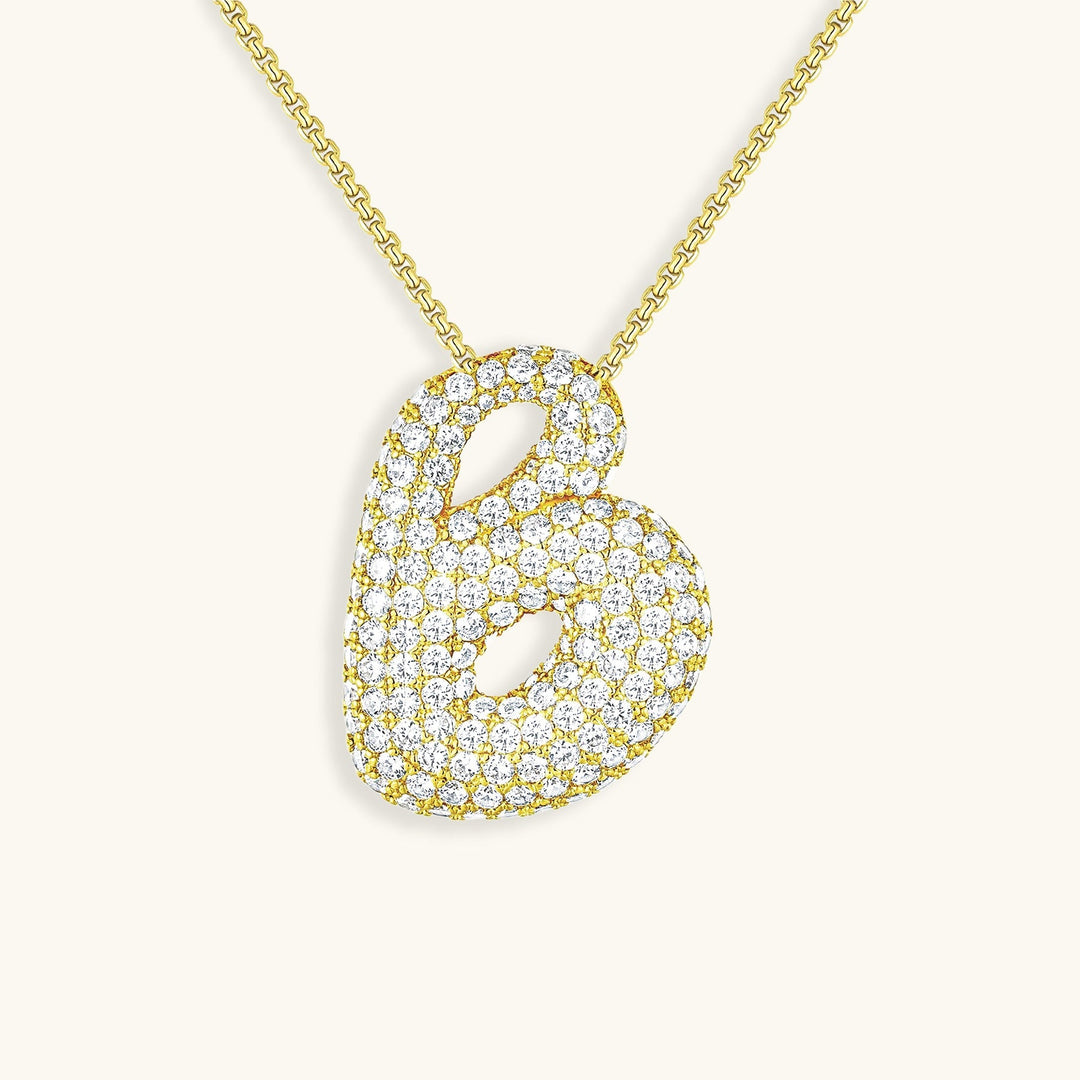 BULLE | Collier Initiale Diamant