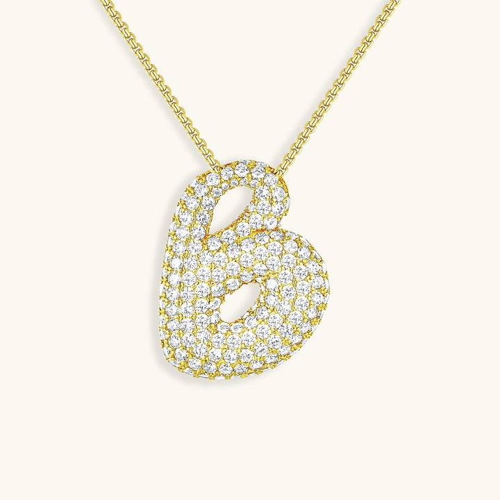 BULLE | Collier Initiale Diamant