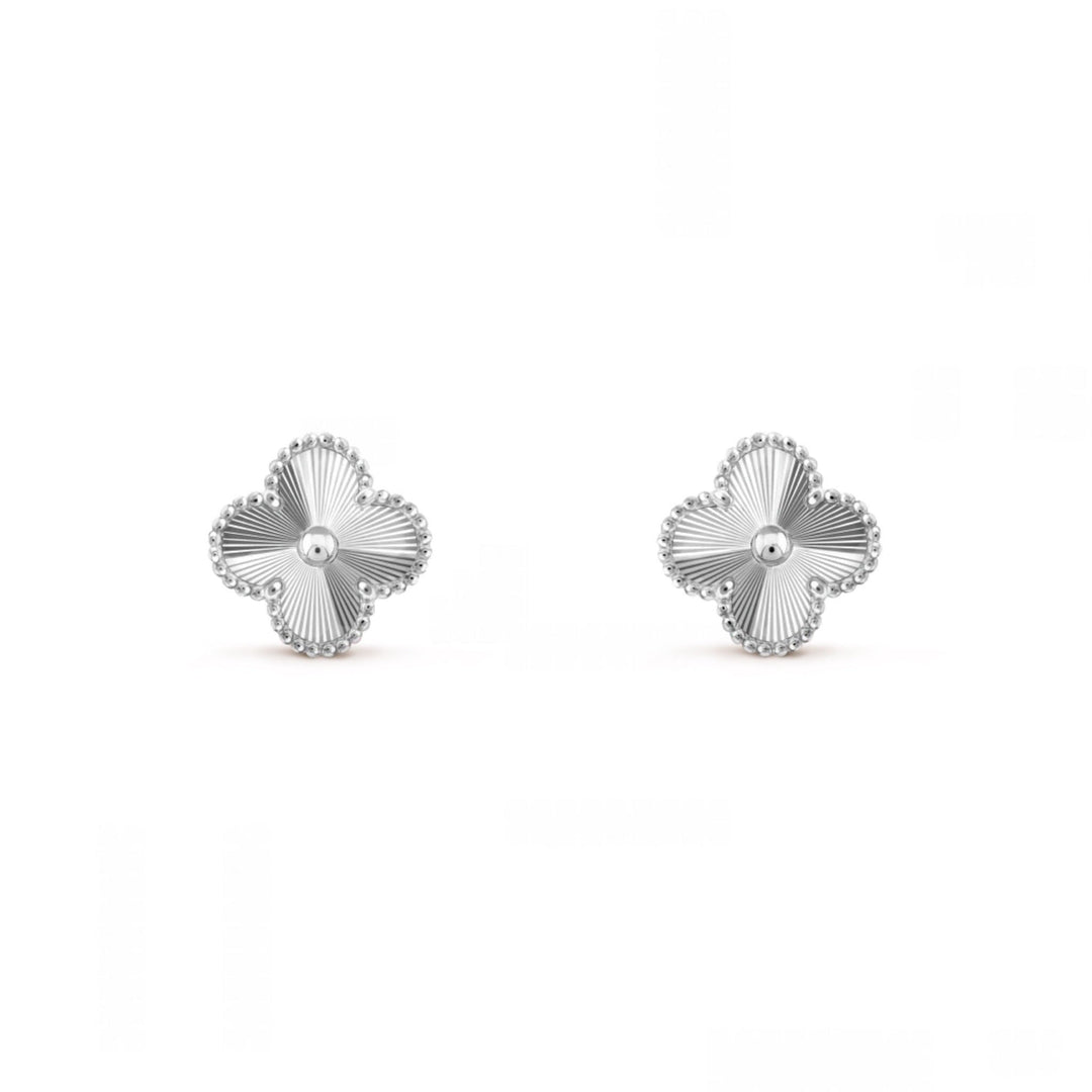 Boucles d'oreilles Trèfle | Argent