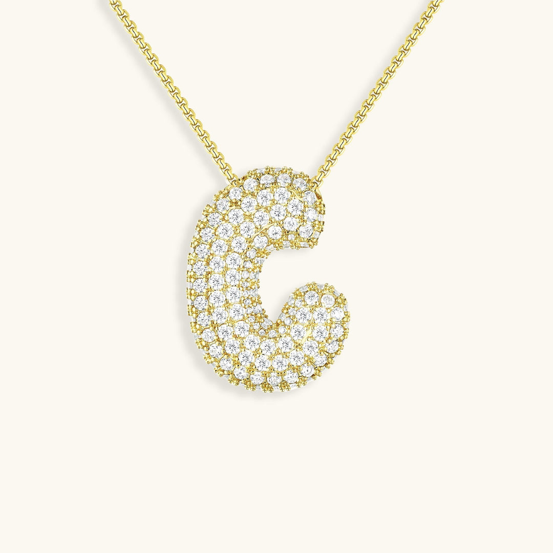 BULLE | Collier Initiale Diamant
