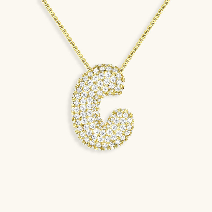 BULLE | Collier Initiale Diamant