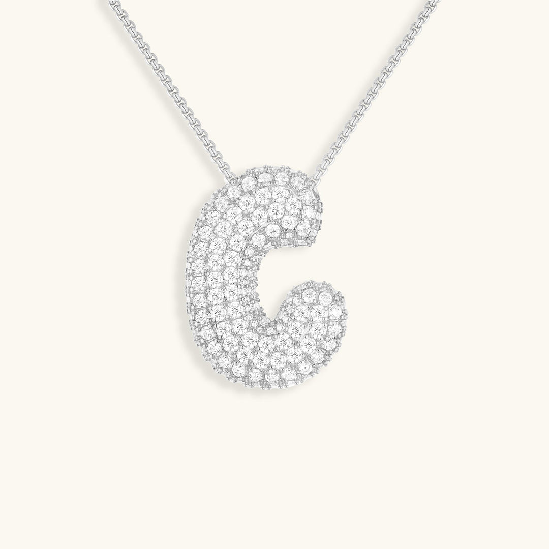 BULLE | Collier Initiale Diamant