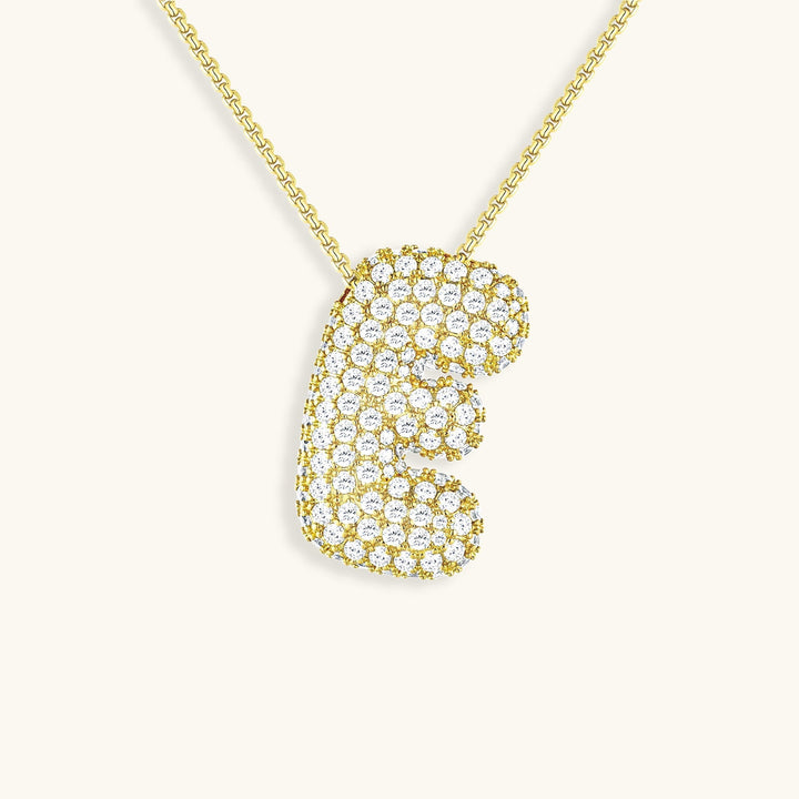 BULLE | Collier Initiale Diamant