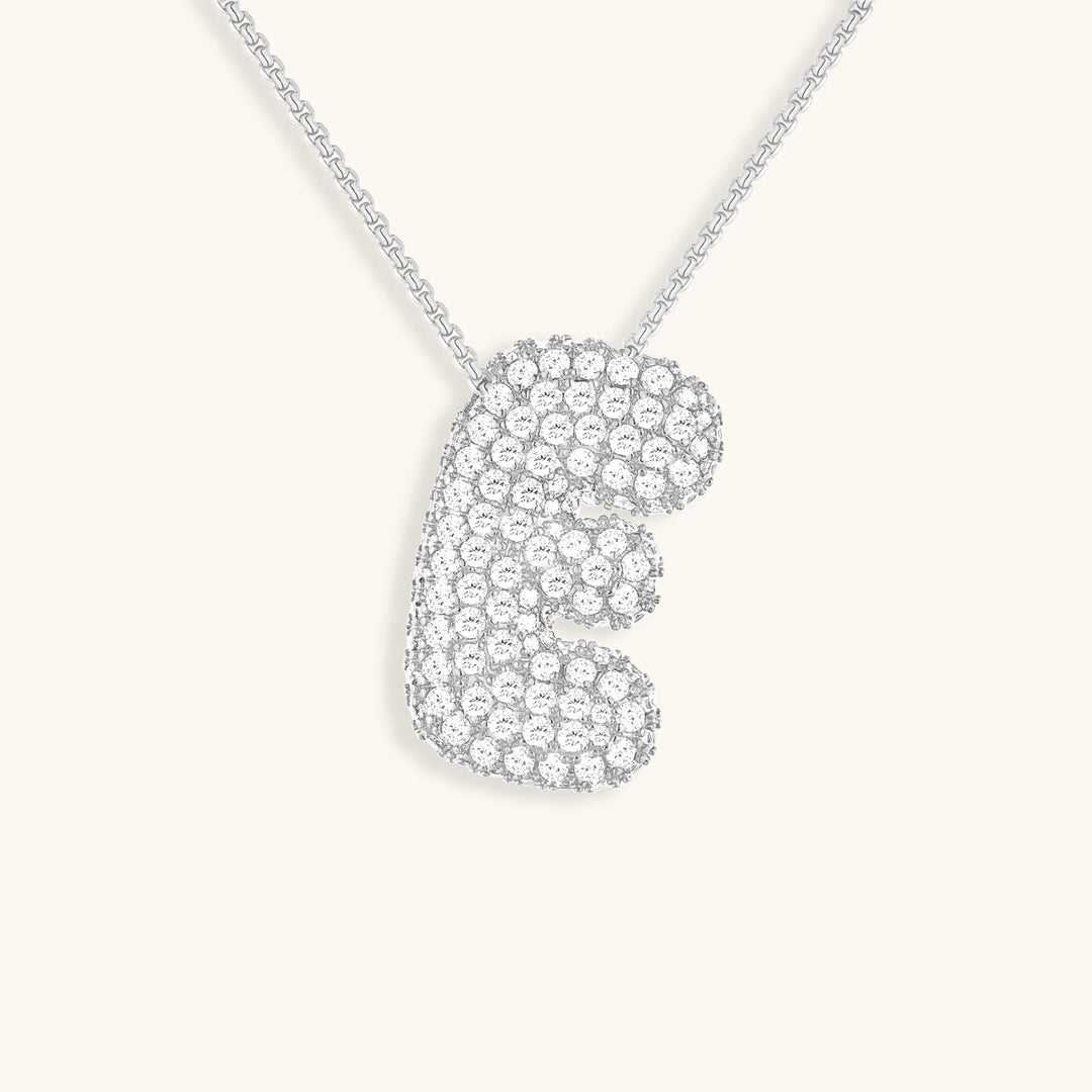 BULLE | Collier Initiale Diamant