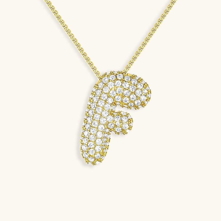 BULLE | Collier Initiale Diamant