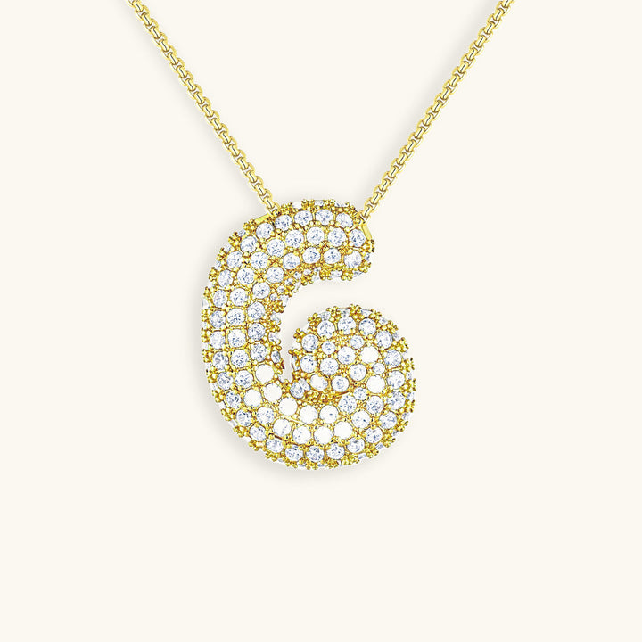 BULLE | Collier Initiale Diamant