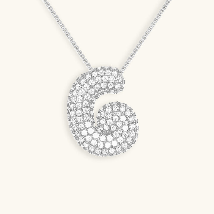 BULLE | Collier Initiale Diamant