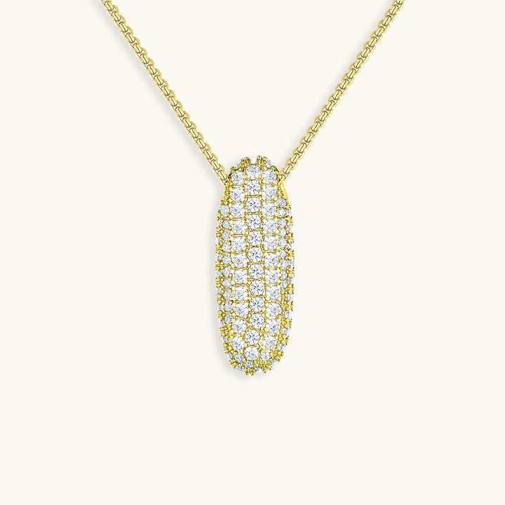 Collier Initiale Bulle Diamant