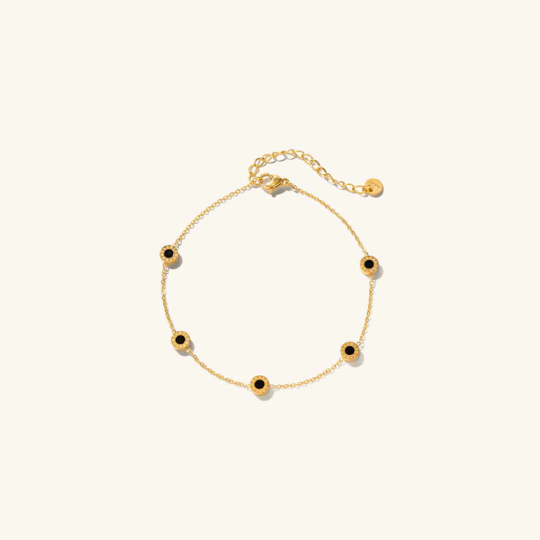 Bracelet de cheville en or Mae