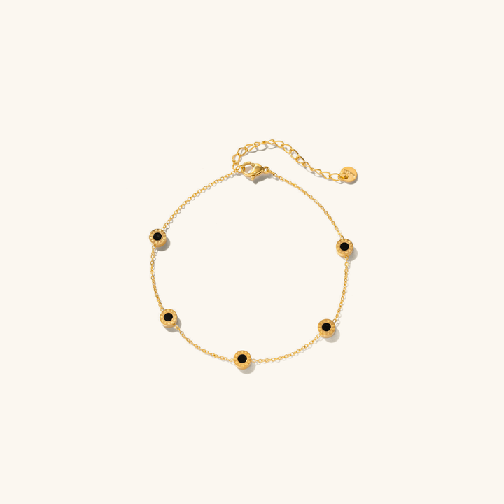 Bracelet de cheville en or Mae