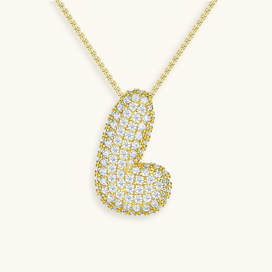 BULLE | Collier Initiale Diamant