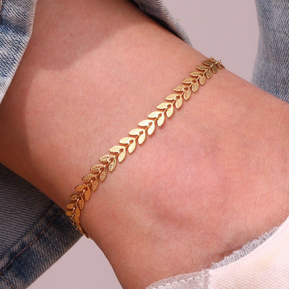 Bracelet de cheville en or Madeline