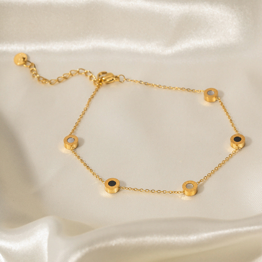 Bracelet de cheville en or Mae