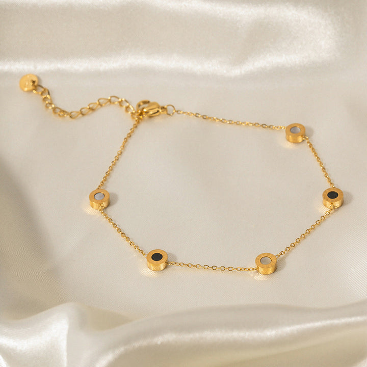 Bracelet de cheville en or Mae