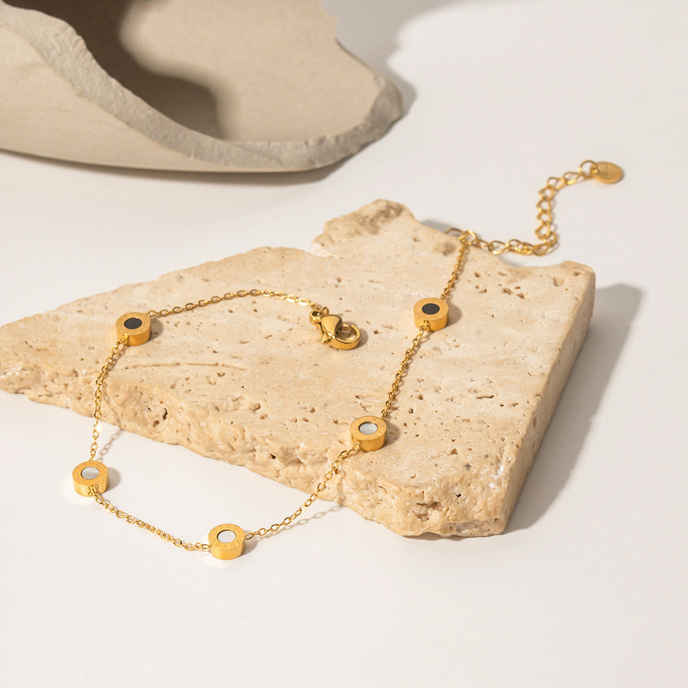Bracelet de cheville en or Mae