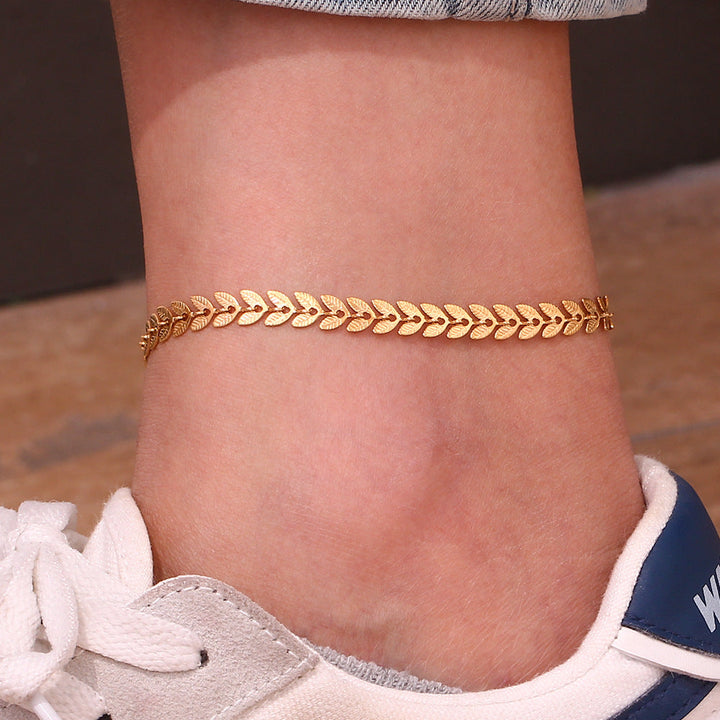 Bracelet de cheville en or Madeline