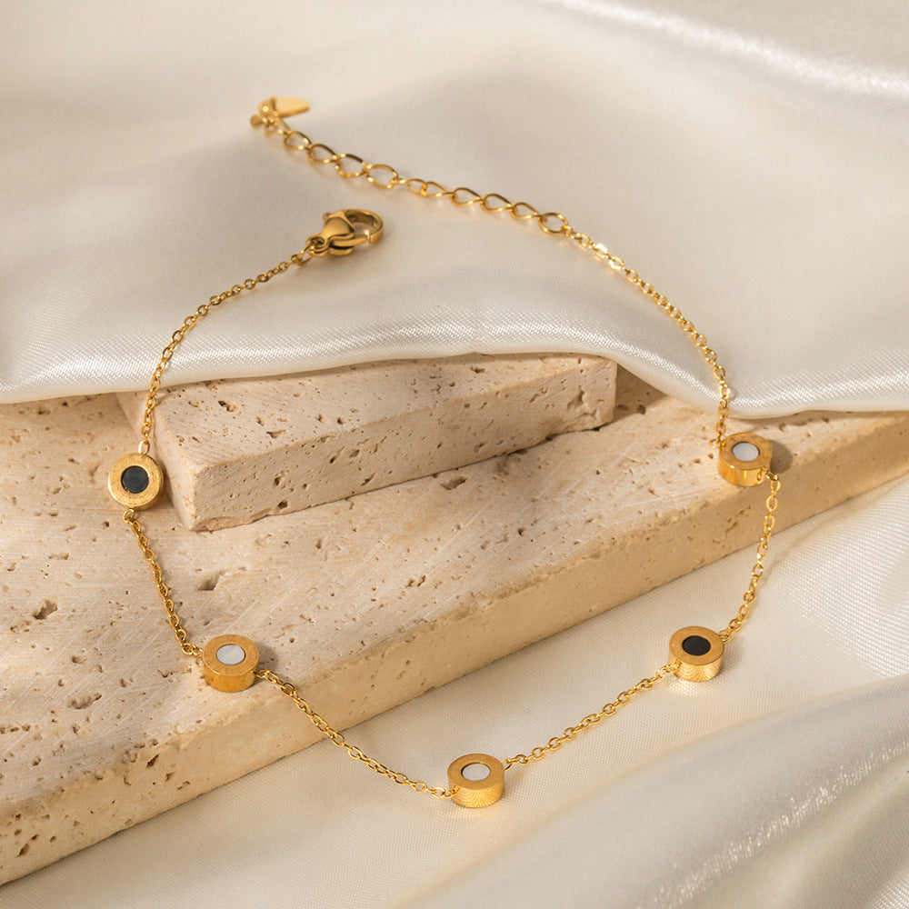 Bracelet de cheville en or Mae