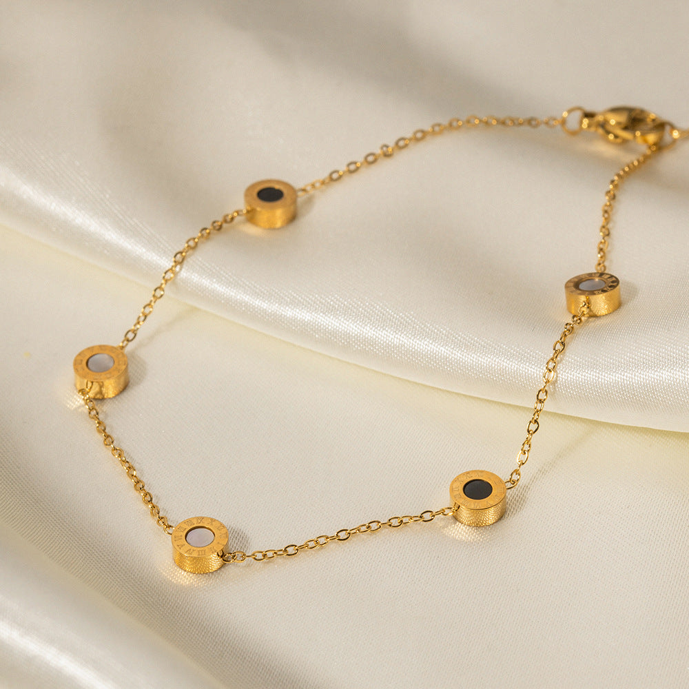 Bracelet de cheville en or Mae