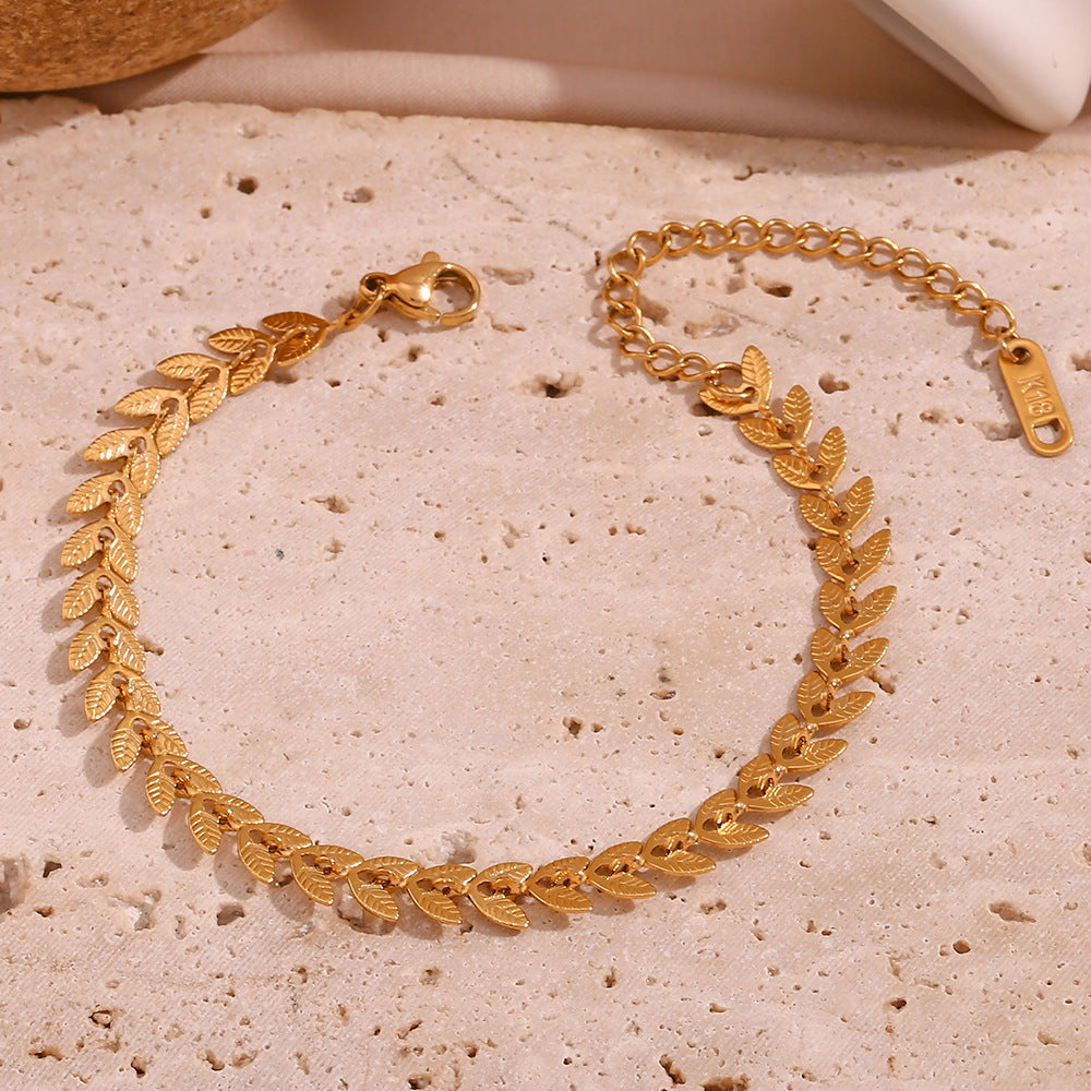 Bracelet de cheville en or Madeline
