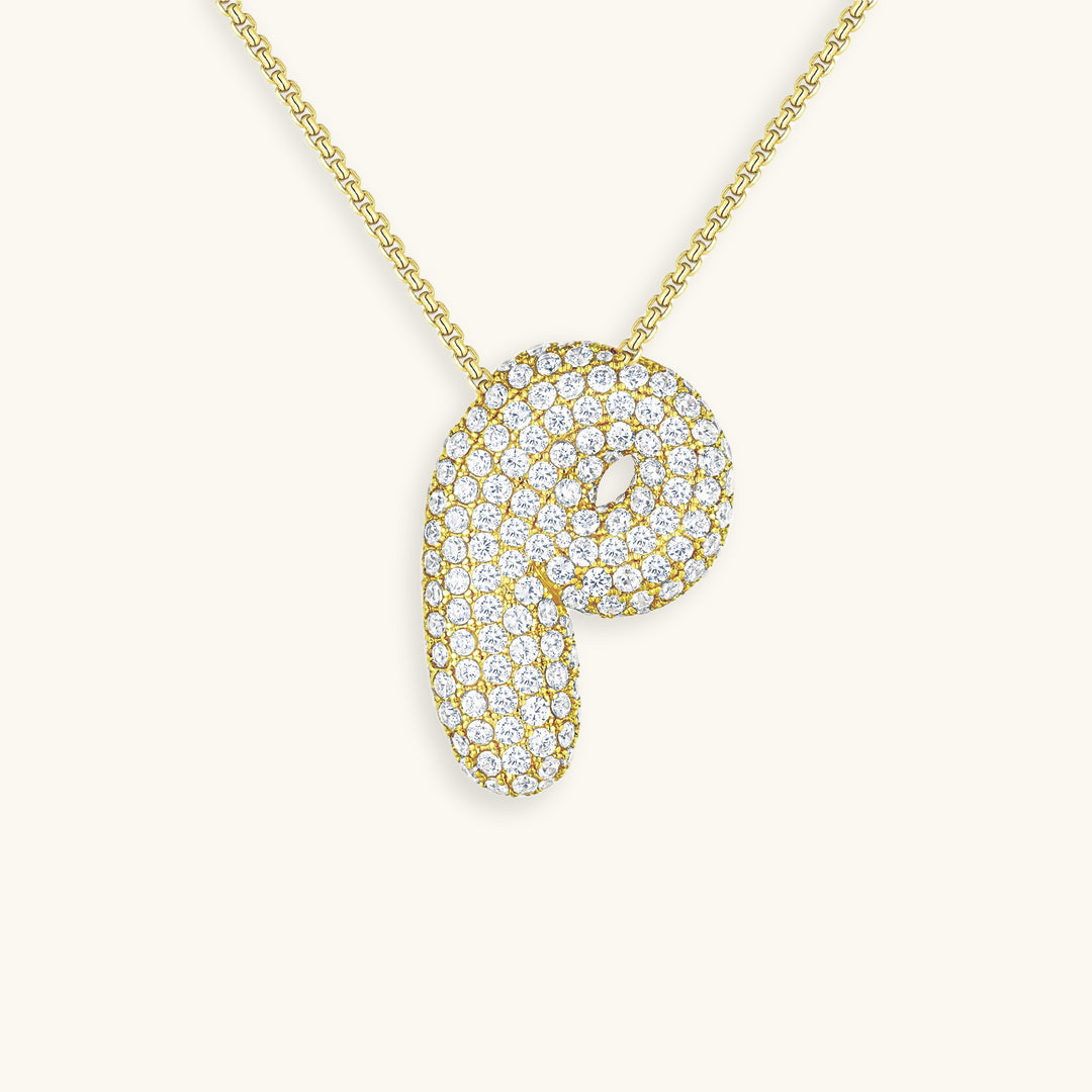 BULLE | Collier Initiale Diamant