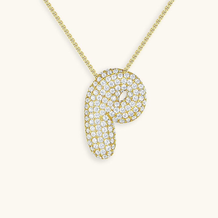 BULLE | Collier Initiale Diamant
