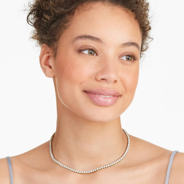 Collier de tennis classique ABBY | Or