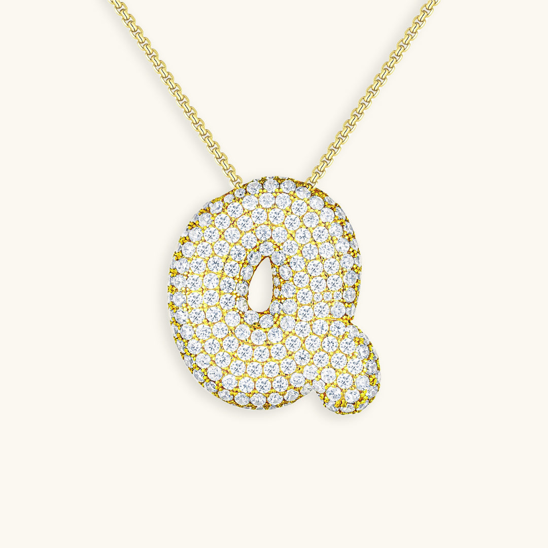BULLE | Collier Initiale Diamant