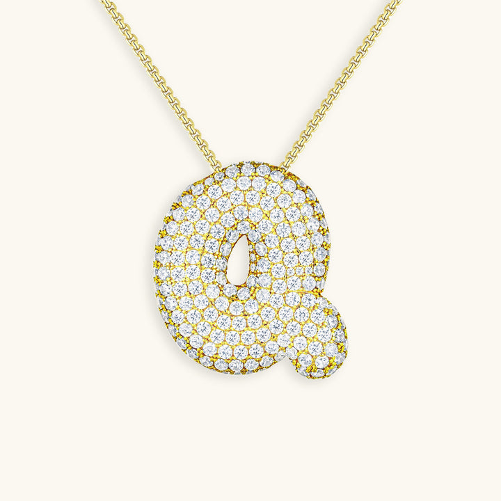 BULLE | Collier Initiale Diamant