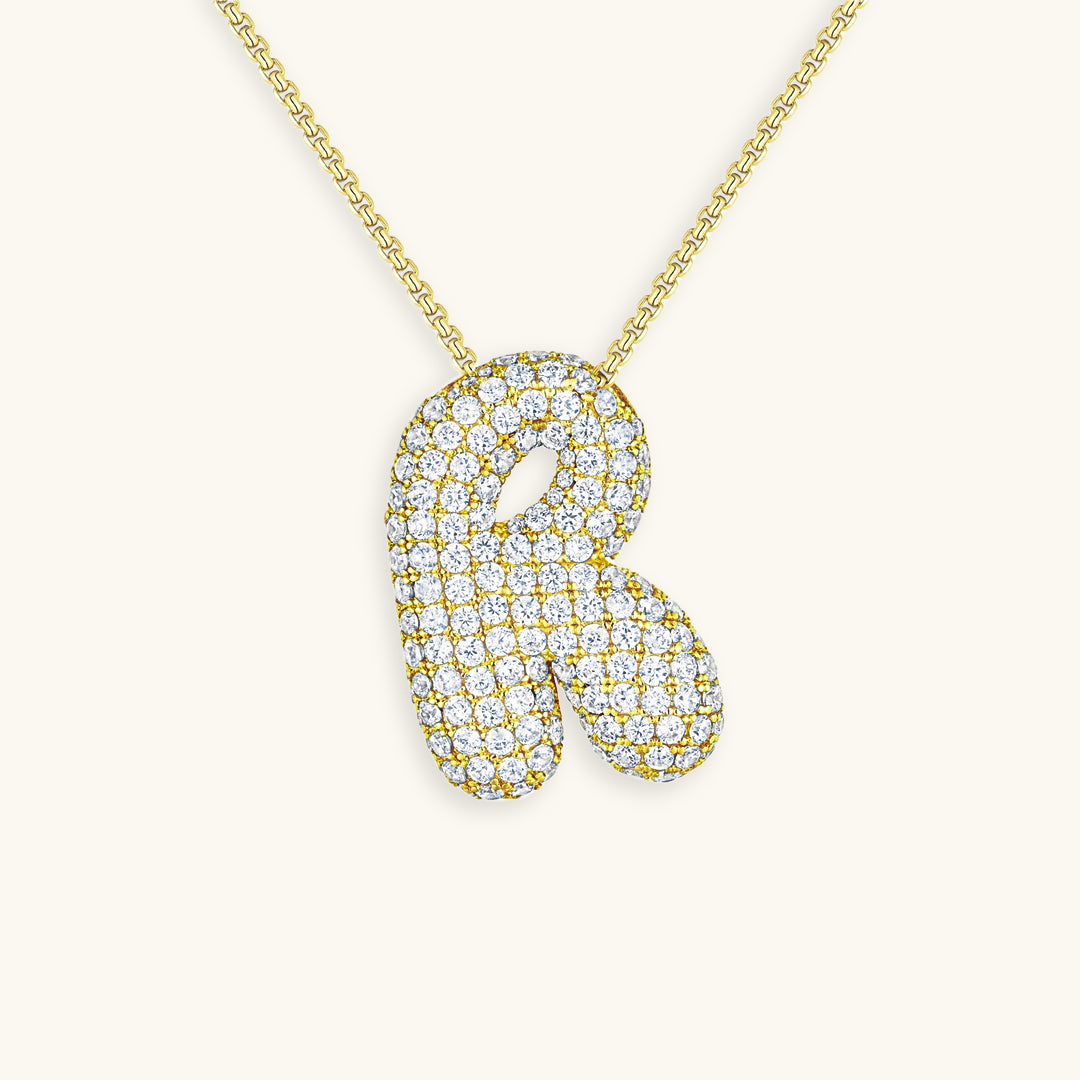 BULLE | Collier Initiale Diamant