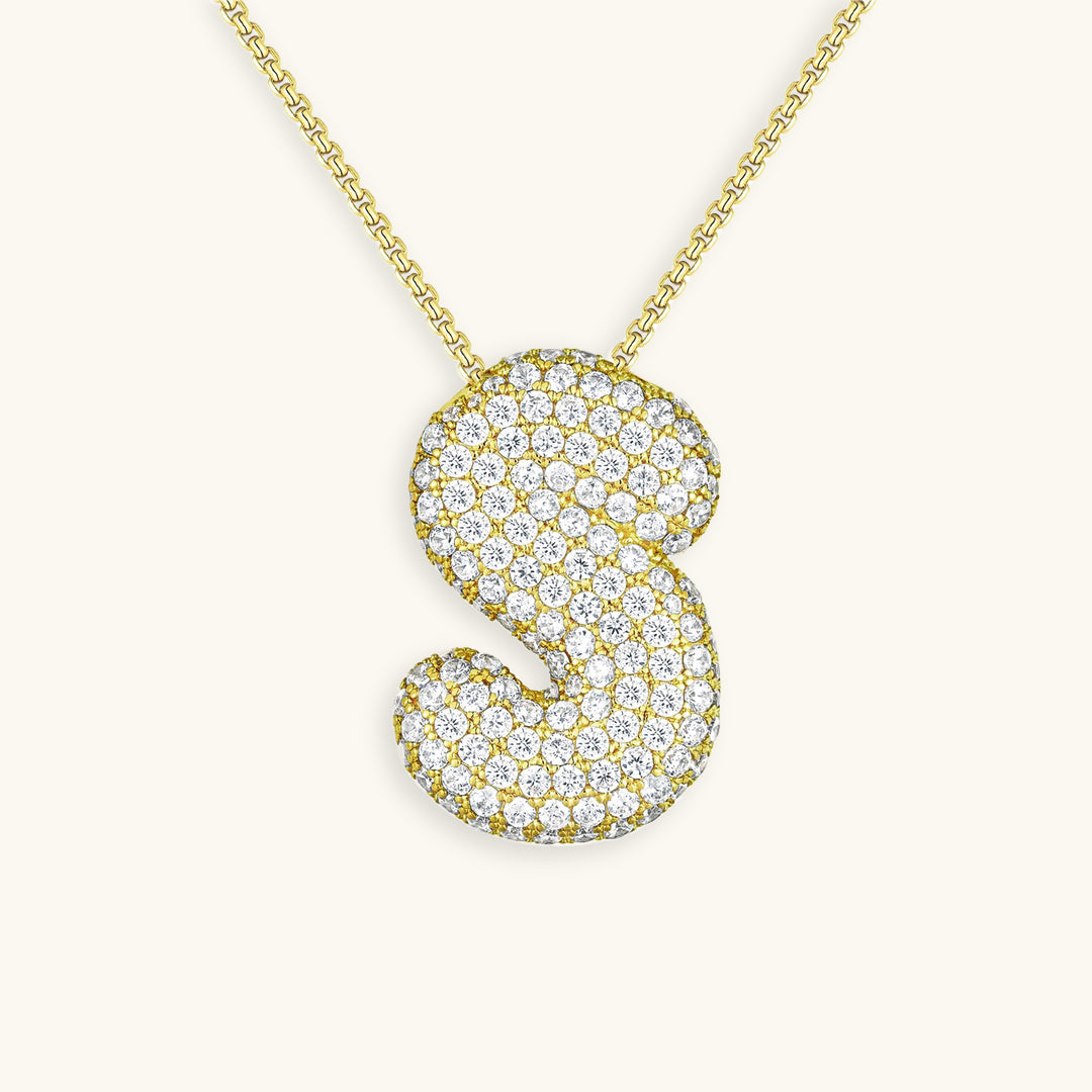 BULLE | Collier Initiale Diamant