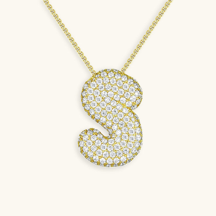 BULLE | Collier Initiale Diamant