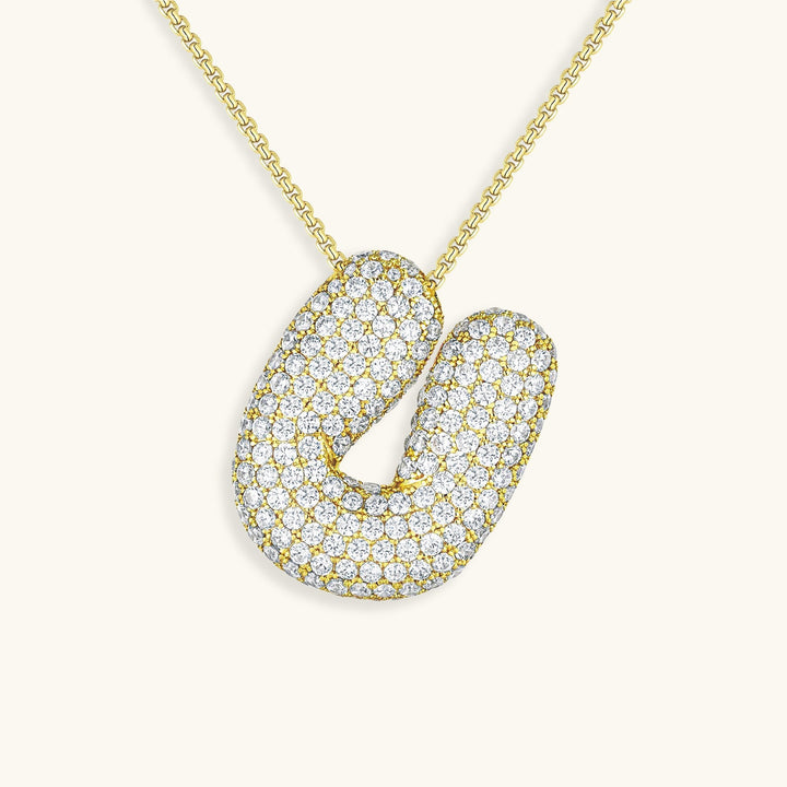BULLE | Collier Initiale Diamant