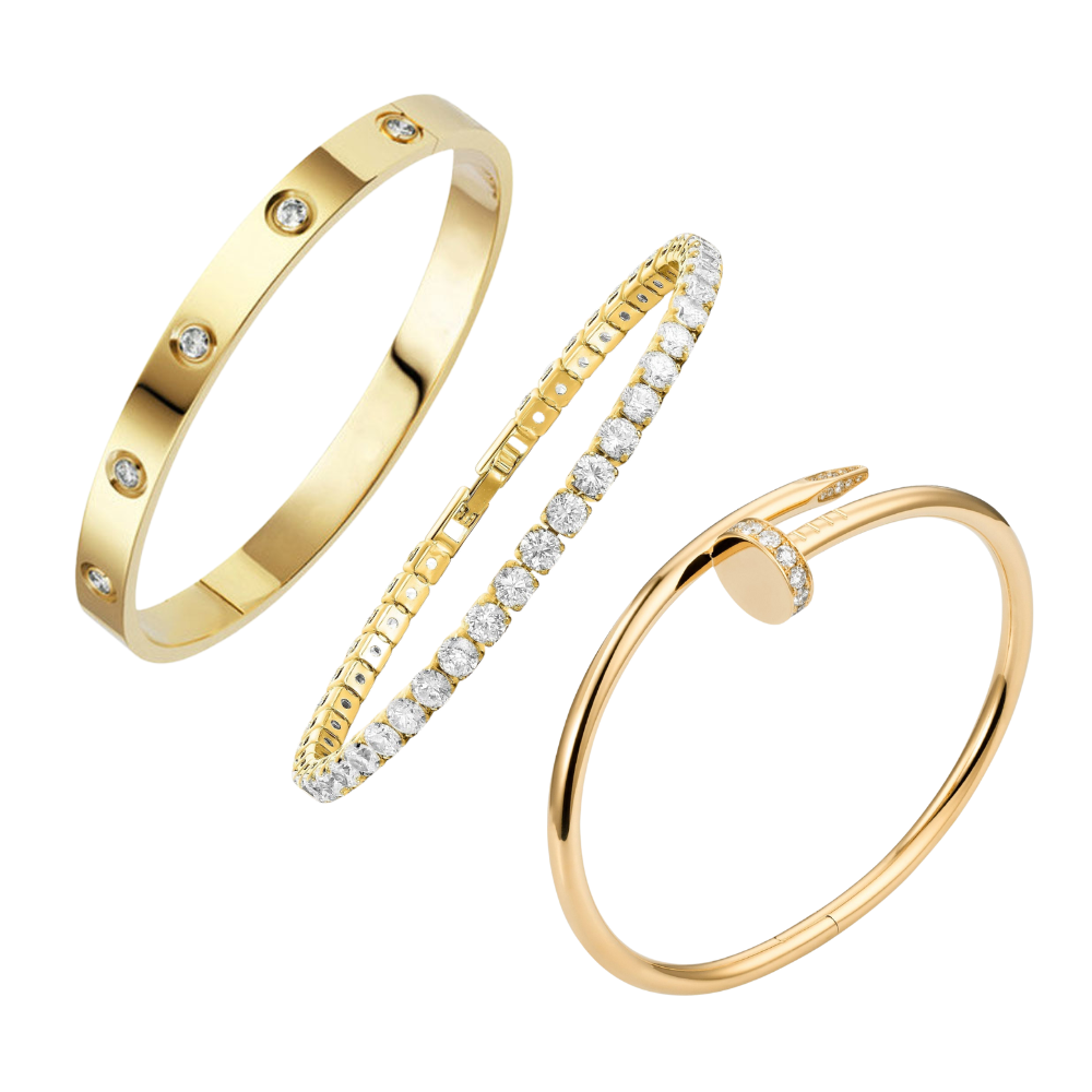 Bracelets d'éternité empilables
