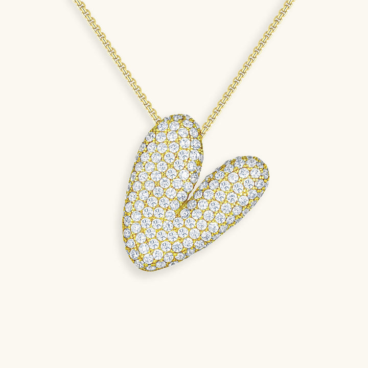 BULLE | Collier Initiale Diamant