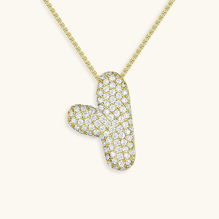 BULLE | Collier Initiale Diamant