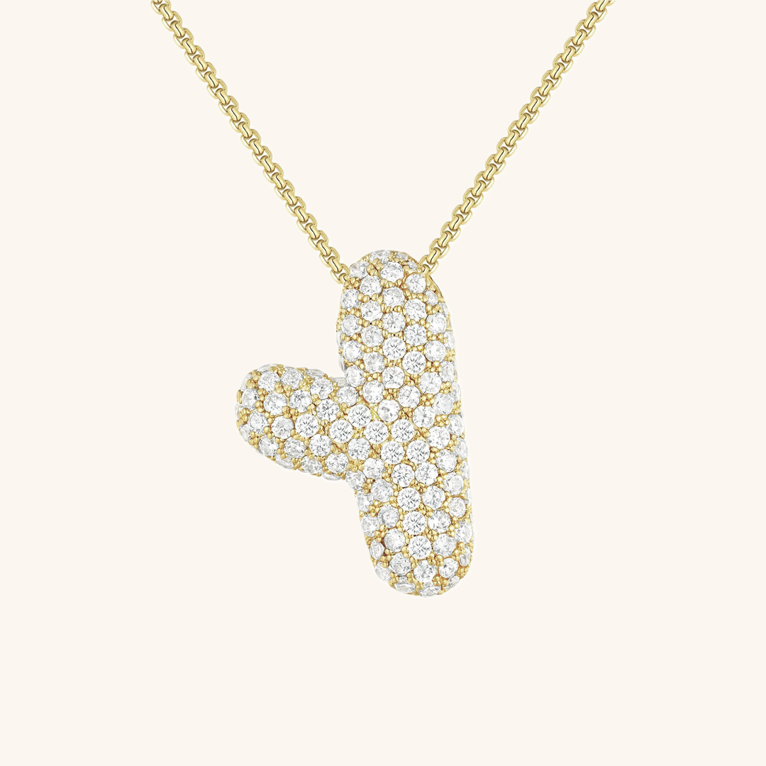 BULLE | Collier Initiale Diamant