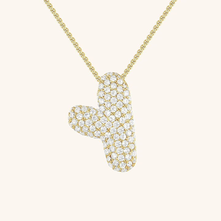 BULLE | Collier Initiale Diamant