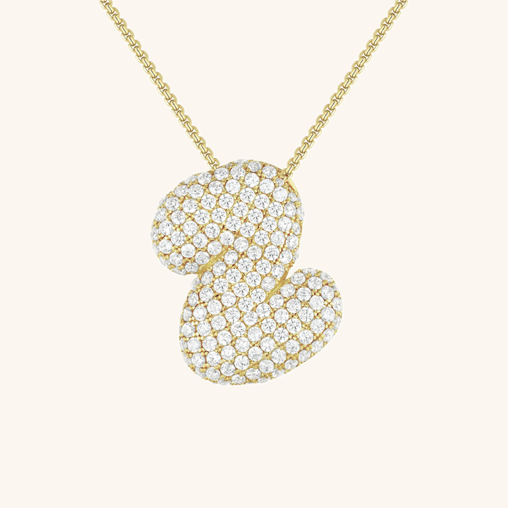 BULLE | Collier Initiale Diamant